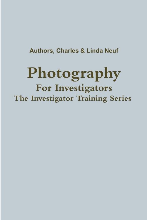 Produktbild: Photography For Investigators