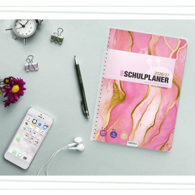 Produktbild: TR&Ouml;TSCH - Schulplaner Pink 26/27