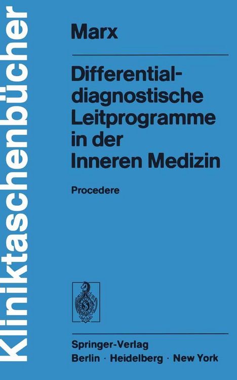 Produktbild: Differentialdiagnostische Leitprogramme in der Inneren Medizin