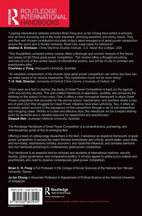 Produktbild: The Routledge Handbook of Great Power Competition