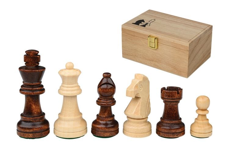 Produktbild: Schachfiguren Richard, K&ouml;nigsh&ouml;he 63 mm, in Holzbox