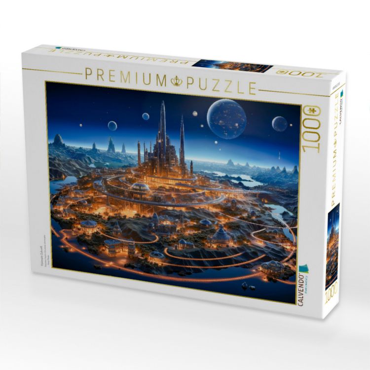 Produktbild: CALVENDO Puzzle Vision&auml;re Zukunft | 1000 Teile Lege-Gr&ouml;&szlig;e 64x48cm Foto-Puzzle f&uuml;r gl&uuml;ckliche Stunden