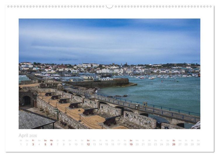 Produktbild: GUERNSEY und JERSEY - Britische Inseln im &Auml;rmelkanal (hochwertiger Premium Wandkalender 2026 DIN A2 quer), Kunstdruck in Hochglanz
