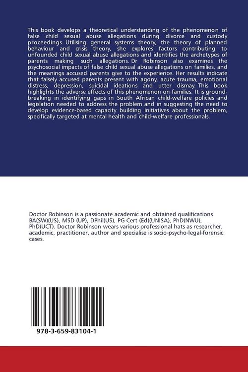 Produktbild: False allegations of child sexual abuse in divorce proceedings