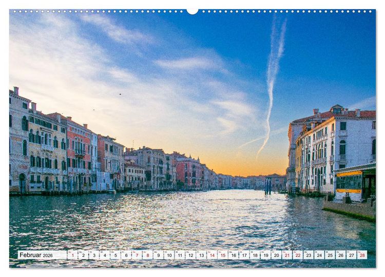 Produktbild: Venedig. Lagunenstadt in Italien (hochwertiger Premium Wandkalender 2026 DIN A2 quer), Kunstdruck in Hochglanz