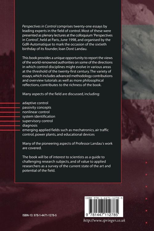 Produktbild: Perspectives in Control