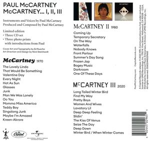 Produktbild: McCartney I/II/III (3CD)
