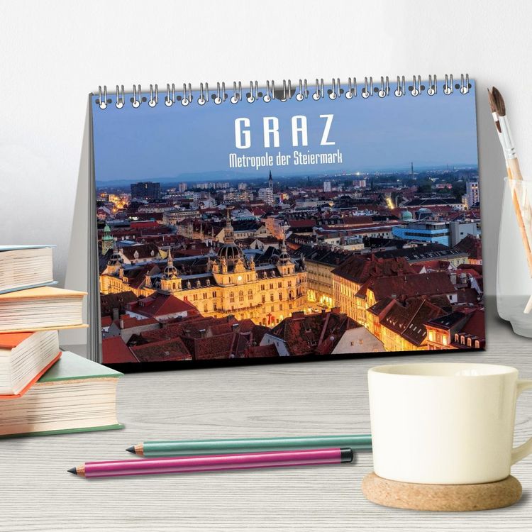 Produktbild: Graz - Metropole der Steiermark (Tischkalender 2026 DIN A5 quer), CALVENDO Monatskalender