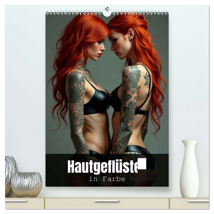 Produktbild: Hautgefl&uuml;ster in Farbe (hochwertiger Premium Wandkalender 2026 DIN A2 hoch), Kunstdruck in Hochglanz