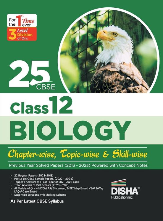 Produktbild: 25 CBSE Class 12 Biology Chapter-wise, Topic-wise & Skill-wise Previous Year Solved Papers (2013 - 2023) powered with Concept Notes