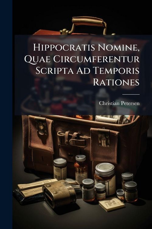 Produktbild: Hippocratis Nomine, Quae Circumferentur Scripta Ad Temporis Rationes