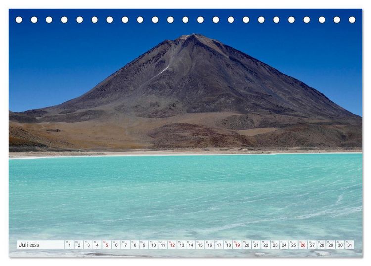Produktbild: Bolivien - Unterwegs im Hochland (Tischkalender 2026 DIN A5 quer), CALVENDO Monatskalender