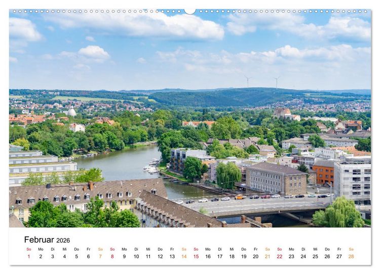 Produktbild: Kassel - wundersch&ouml;ne Stadt in Nordhessen (Wandkalender 2026 DIN A2 quer), CALVENDO Monatskalender