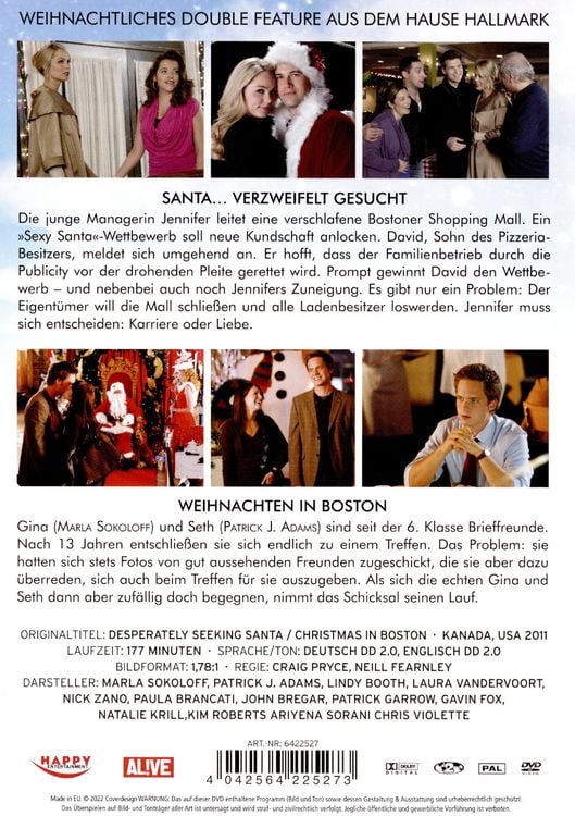 Produktbild: Weihnachten in Boston & Santa... verzweifelt gesucht [2 DVDs]