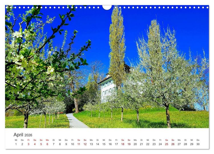 Produktbild: Luzern, die Stadt im Zentrum der Schweiz (Wandkalender 2026 DIN A3 quer), CALVENDO Monatskalender