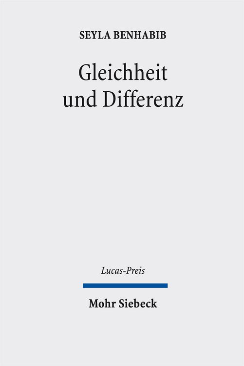Produktbild: Gleichheit und Differenz