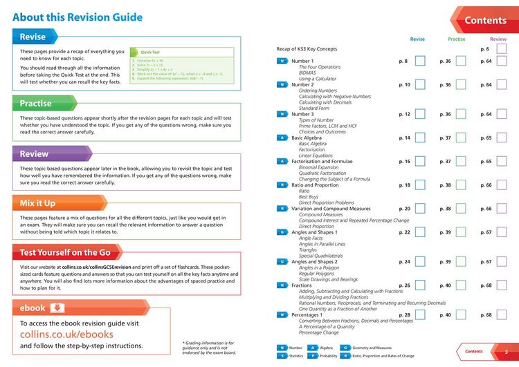 Produktbild: Edexcel GCSE 9-1 Maths Foundation Revision Guide