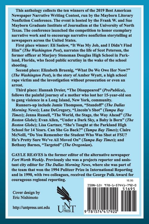 Produktbild: The Best American Newspaper Narratives, Volume 7