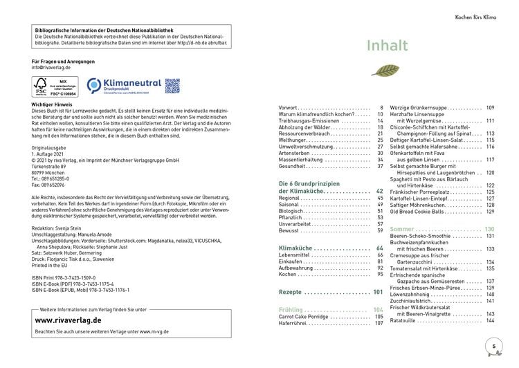 Produktbild: Kochen f&uuml;rs Klima