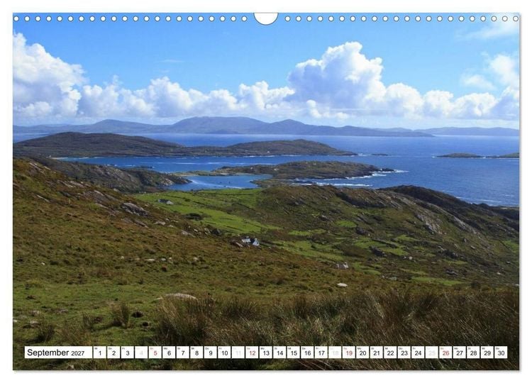 Produktbild: Irland - West und Ost (Wandkalender 2027 DIN A3 quer), CALVENDO Monatskalender