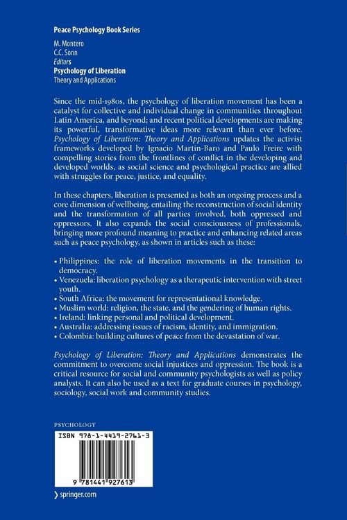Produktbild: Psychology of Liberation