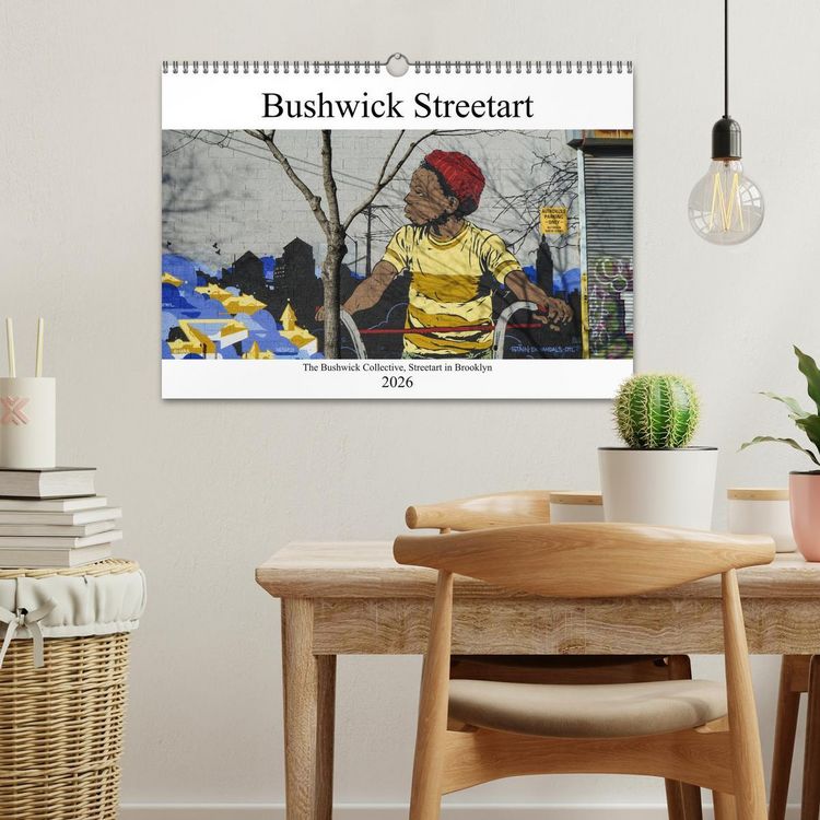 Produktbild: Bushwick Street Art (Wandkalender 2026 DIN A3 quer), CALVENDO Monatskalender