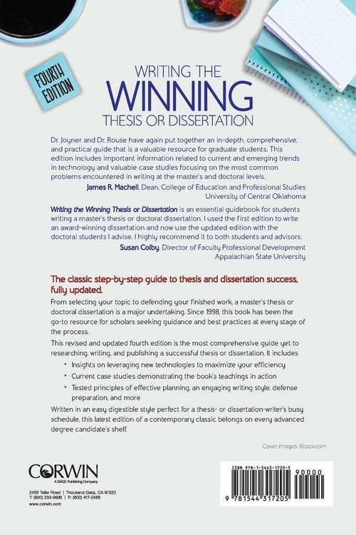 Produktbild: Writing the Winning Thesis or Dissertation
