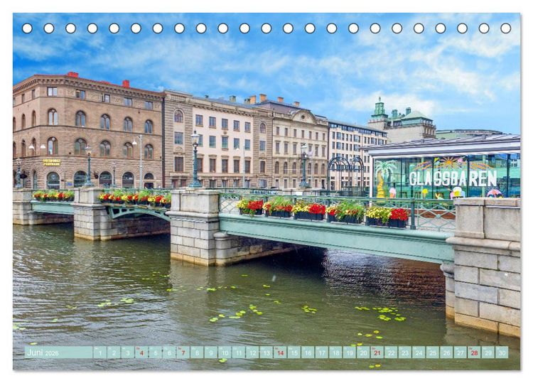 Produktbild: Schwedens sch&ouml;ne Westk&uuml;ste (Tischkalender 2026 DIN A5 quer), CALVENDO Monatskalender