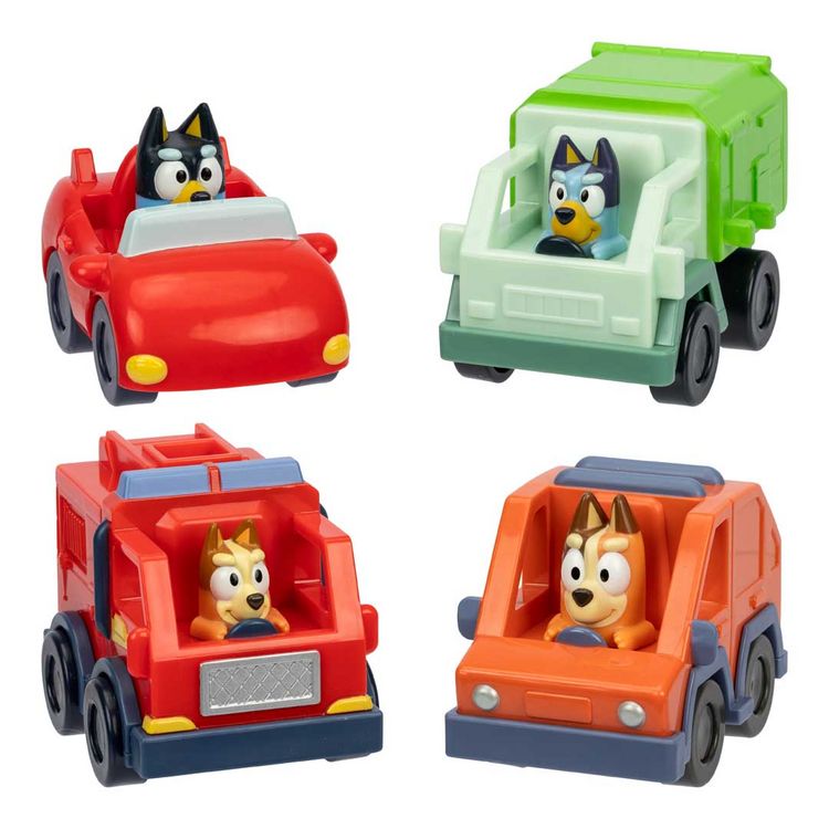 Produktbild: BLUEY Mini Racers Single-Pack (6er-Thekendisplay)