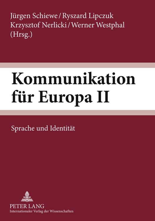 Produktbild: Kommunikation fuer Europa II