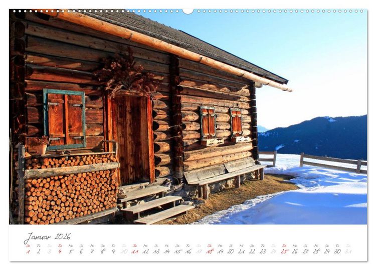 Produktbild: Einladung auf die Salzburger Almh&uuml;tten (hochwertiger Premium Wandkalender 2026 DIN A2 quer), Kunstdruck in Hochglanz