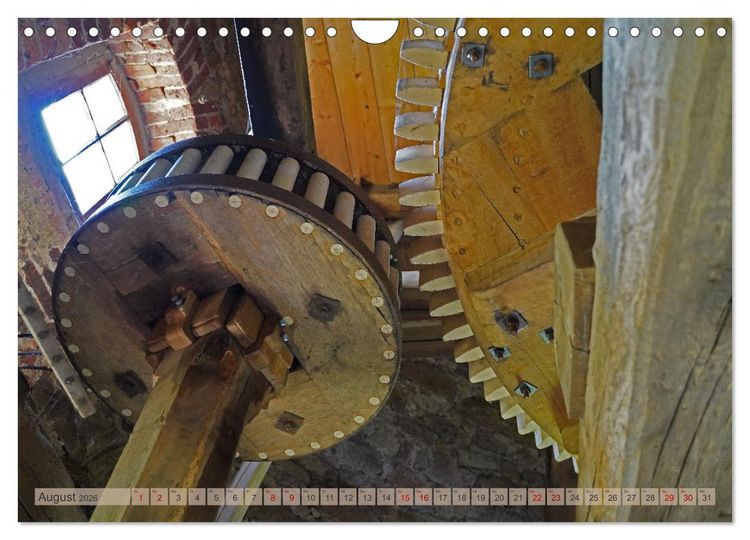 Produktbild: Faszination Wall-Holl&auml;nder Greftm&uuml;hle in Nordhemmern (Wandkalender 2026 DIN A4 quer), CALVENDO Monatskalender