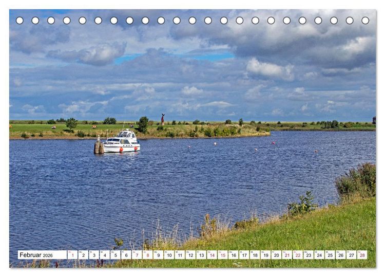 Produktbild: GREETSIEL - Schafe - Krabbenkutter - M&ouml;wen (Tischkalender 2026 DIN A5 quer), CALVENDO Monatskalender