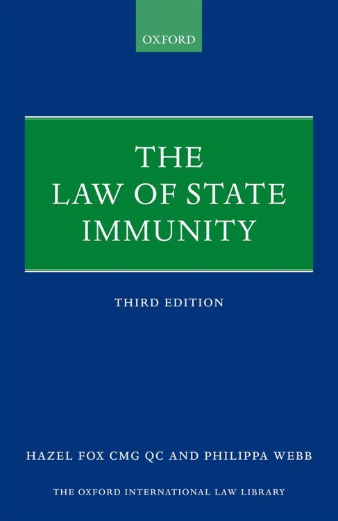Produktbild: The Law of State Immunity