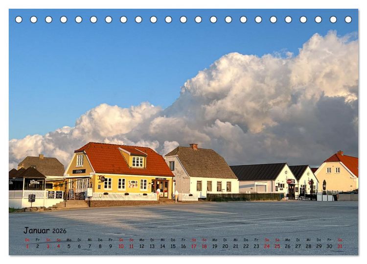 Produktbild: Nordj&uuml;tland - D&auml;nemarks Norden erleben (Tischkalender 2026 DIN A5 quer), CALVENDO Monatskalender