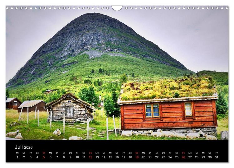 Produktbild: Atemberaubendes Norwegen (Wandkalender 2026 DIN A3 quer), CALVENDO Monatskalender