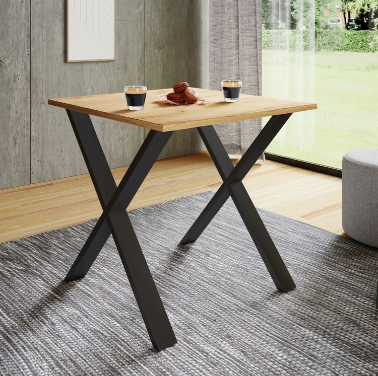 Produktbild: Premium Holz Esstisch K&uuml;chentisch Xona X 80x50