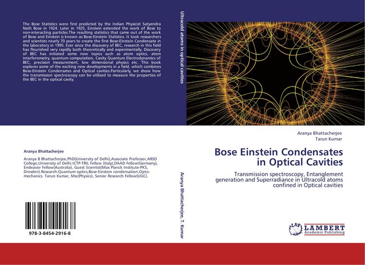 Produktbild: Bose Einstein Condensates in Optical Cavities