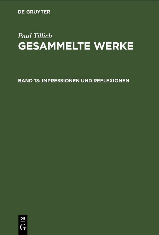 Produktbild: Impressionen und Reflexionen