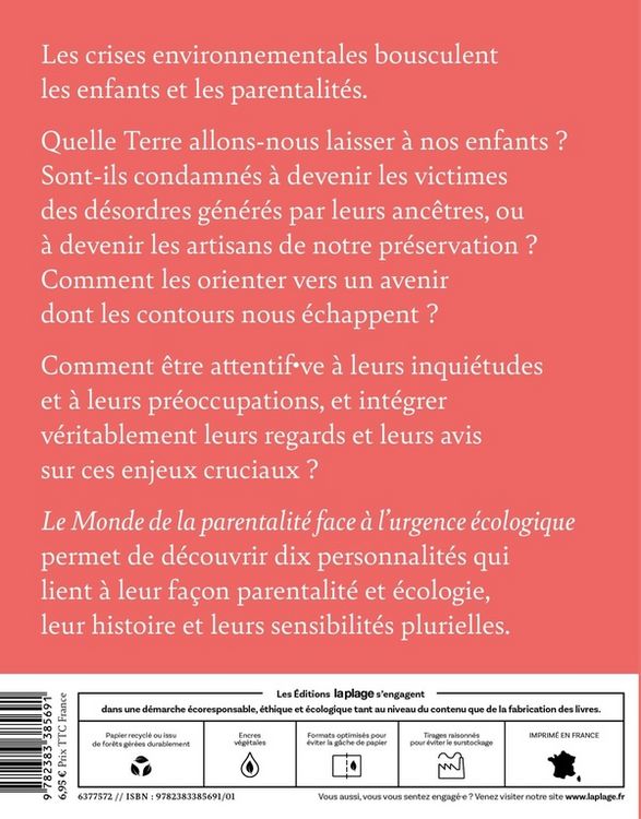 Produktbild: Le monde de la parentalit&eacute; face &agrave; l'urgence &eacute;cologique