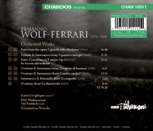 Produktbild: Noseda, G: Orchesterwerke