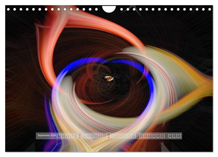 Produktbild: Zen der Farben - Meditative Bilder (Wandkalender 2026 DIN A4 quer), CALVENDO Monatskalender