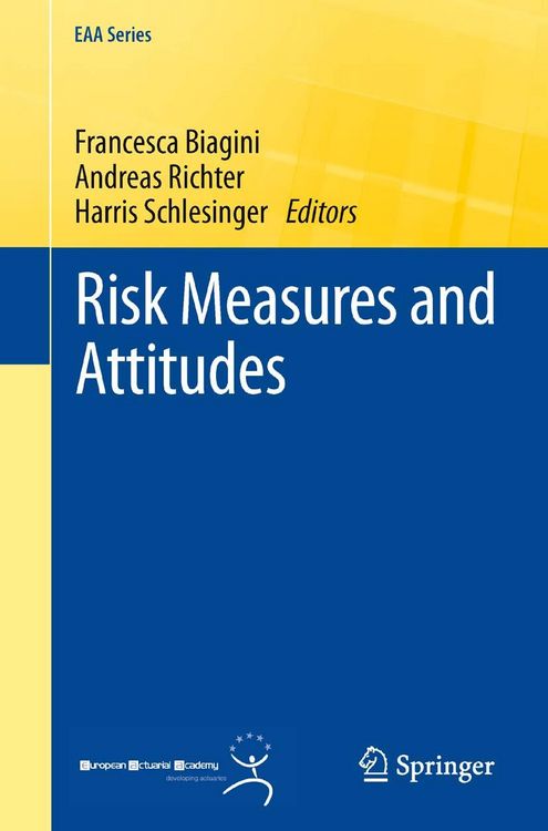 Produktbild: Risk Measures and Attitudes