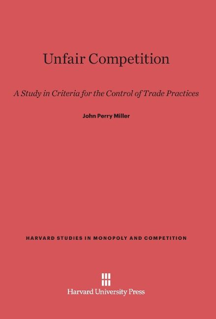 Produktbild: Unfair Competition
