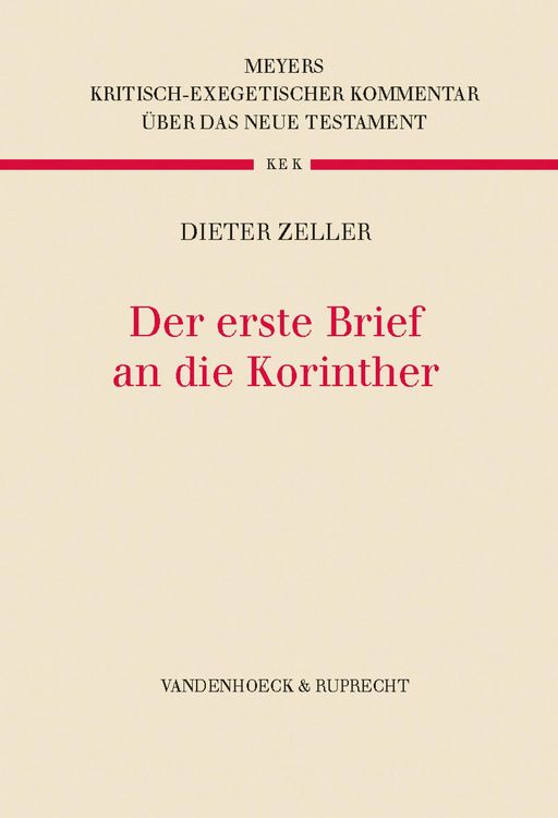 Produktbild: Der erste Brief an die Korinther