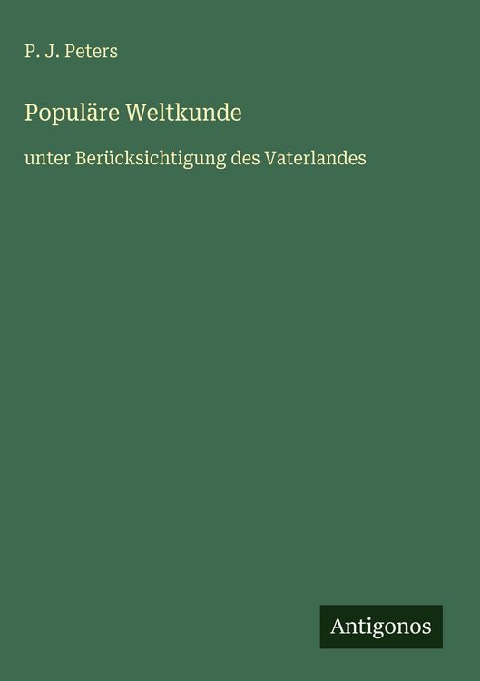 Produktbild: Popul&auml;re Weltkunde