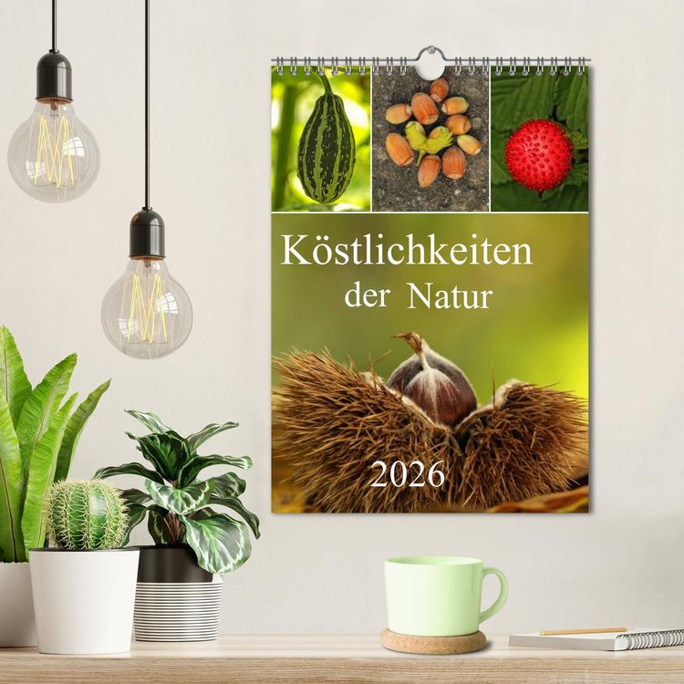 Produktbild: K&ouml;stlichkeiten der Natur 2026 (Wandkalender 2026 DIN A4 hoch), CALVENDO Monatskalender