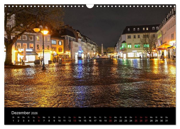 Produktbild: Saarbr&uuml;cken (Wandkalender 2026 DIN A3 quer), CALVENDO Monatskalender