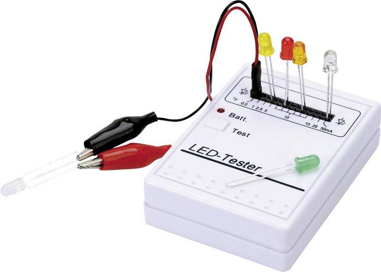 Produktbild: H-Tronic LED-Tester 9 V/DC Passend f&uuml;r (LEDs) LED bedrahtet, SMD LED