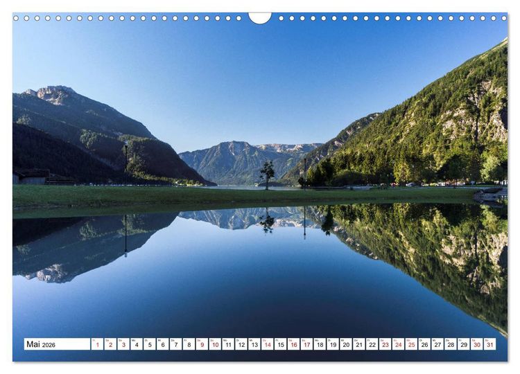 Produktbild: Alpen gespiegelt (Wandkalender 2026 DIN A3 quer), CALVENDO Monatskalender